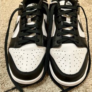 Nike Dunk Low Black & White | Model DD1391-100 | Men US Size 8.5 | Pre-owned
